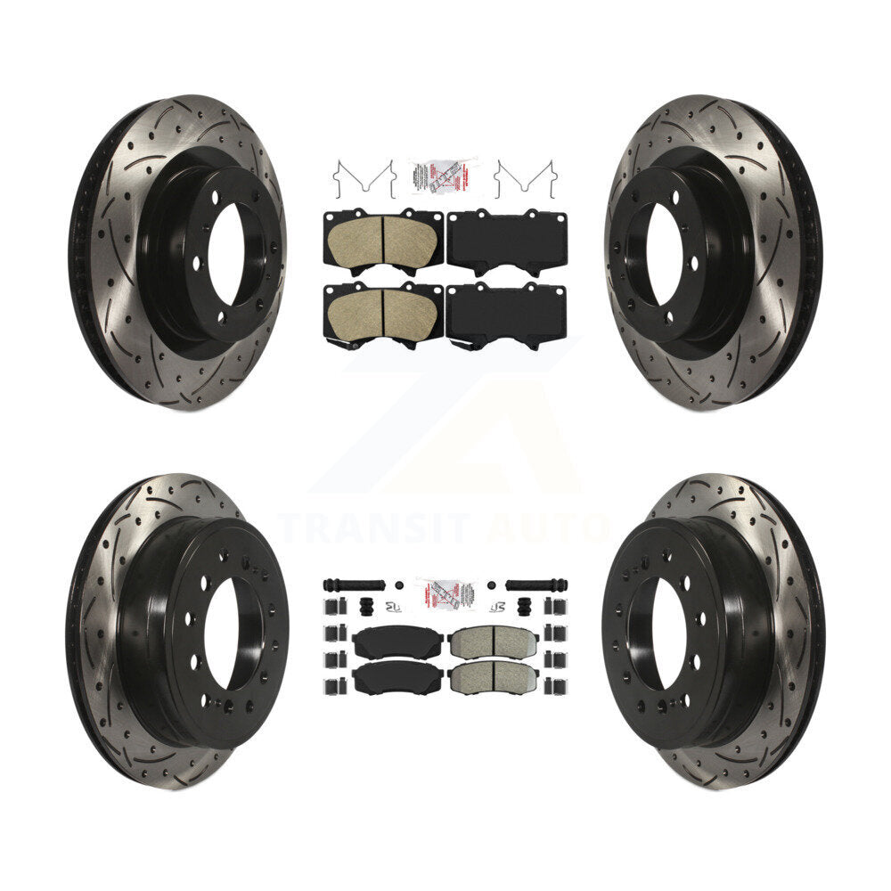 Transit Auto KDA-101867 Disc Brake Kit for 2010-2023 Lexus GX460, Toyota 4Runner - Front and Rear product image