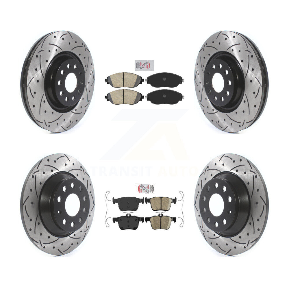 Transit Auto KDA-101868 Disc Brake Kit for 2018-2022 Volkswagen Jetta, Volkswagen Tiguan - Front and Rear product image