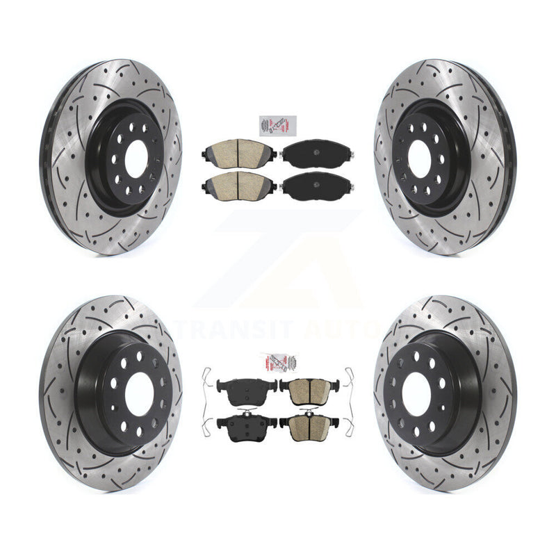 Transit Auto KDA-101868 Disc Brake Kit for 2018-2022 Volkswagen Jetta, Volkswagen Tiguan - Front and Rear product image