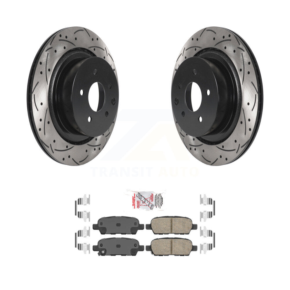 Transit Auto KDA-101897 Disc Brake Kit for 2007-2014 INFINITI Q60, INFINITI G37, INFINITI G35 - Rear product image