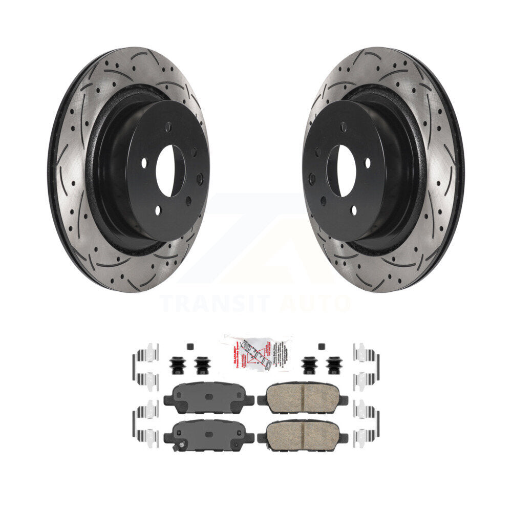 Transit Auto KDA-101899 Disc Brake Kit for 2007-2014 INFINITI Q60, INFINITI G37, INFINITI G35 - Rear product image