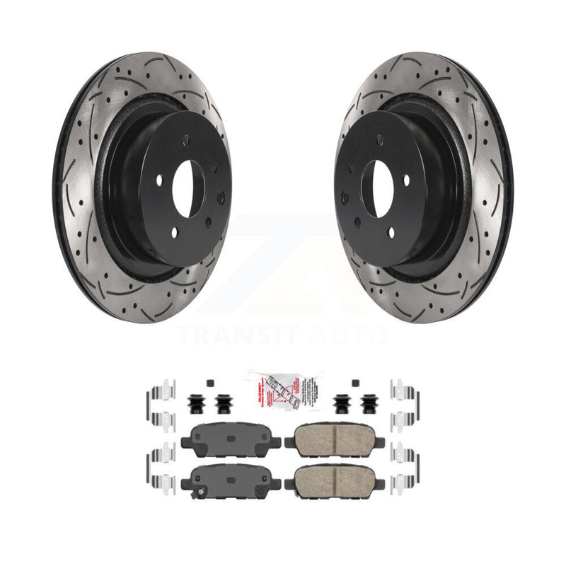 Transit Auto KDA-101899 Disc Brake Kit for 2007-2014 INFINITI Q60, INFINITI G37, INFINITI G35 - Rear product image