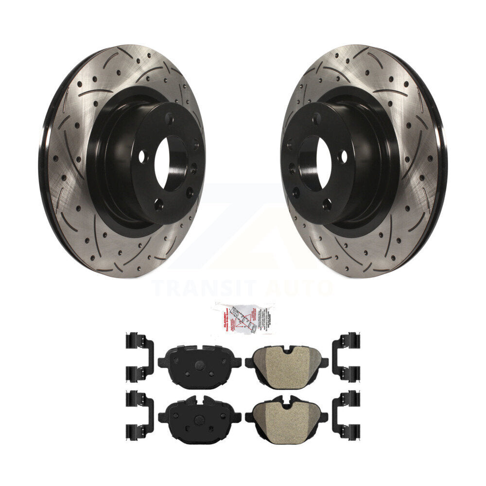 Transit Auto KDA-101904 Disc Brake Kit for 2011-2018 BMW X4, BMW X3 - Rear product image