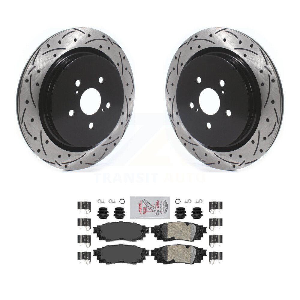 Transit Auto KDA-101907 Disc Brake Kit for 2016-2022 Lexus RX350, Lexus RX350L, Lexus RX450hL & more - Rear product image