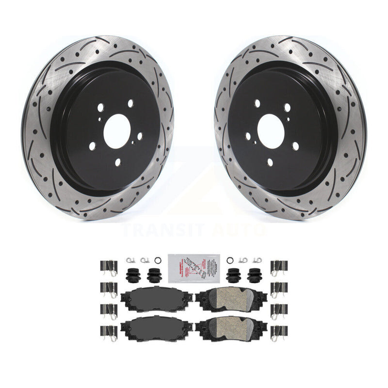 Transit Auto KDA-101907 Disc Brake Kit for 2016-2022 Lexus RX350, Lexus RX350L, Lexus RX450hL & more - Rear product image