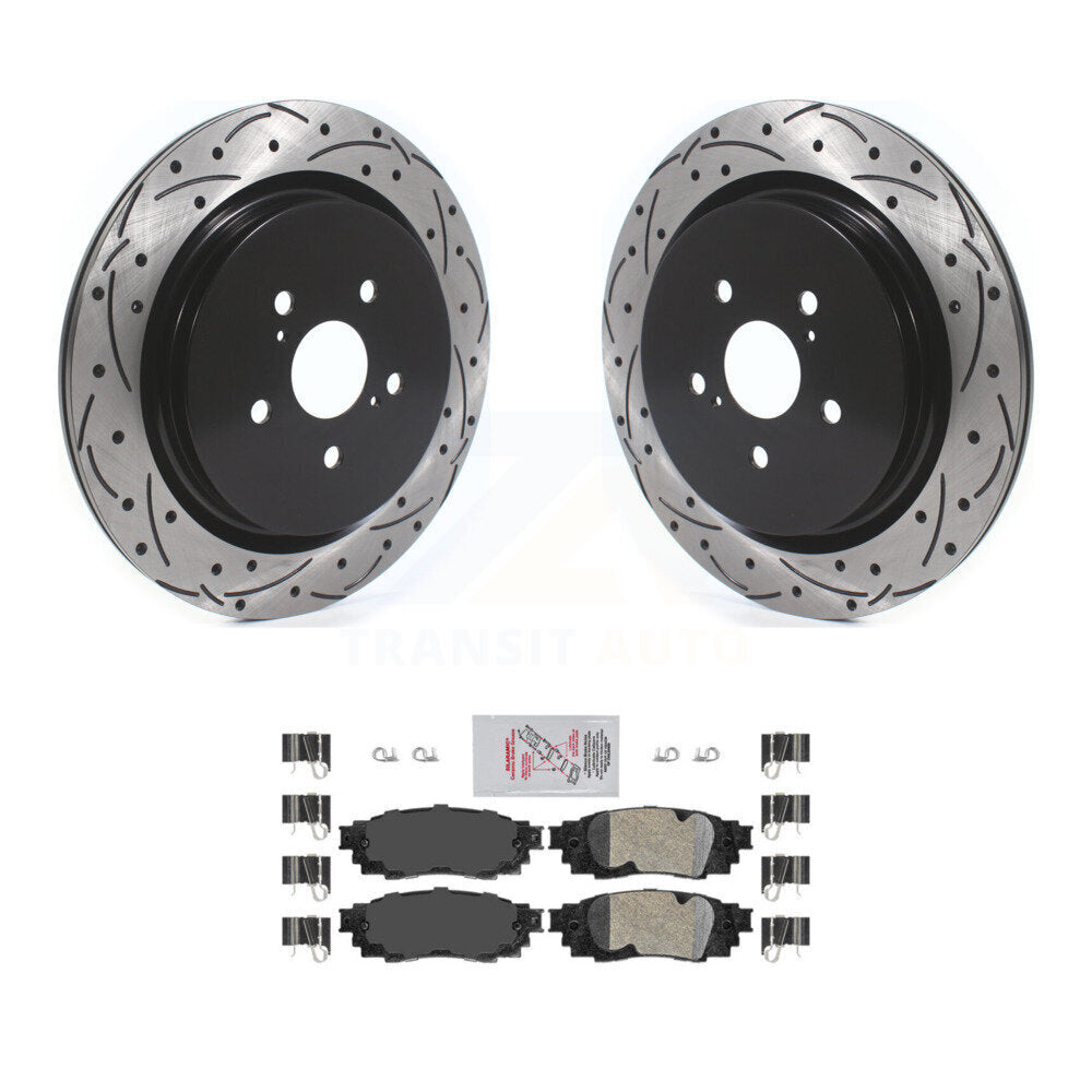 Transit Auto KDA-101908 Disc Brake Kit for 2016-2022 Lexus RX350, Lexus RX350L, Lexus RX450hL & more - Rear product image