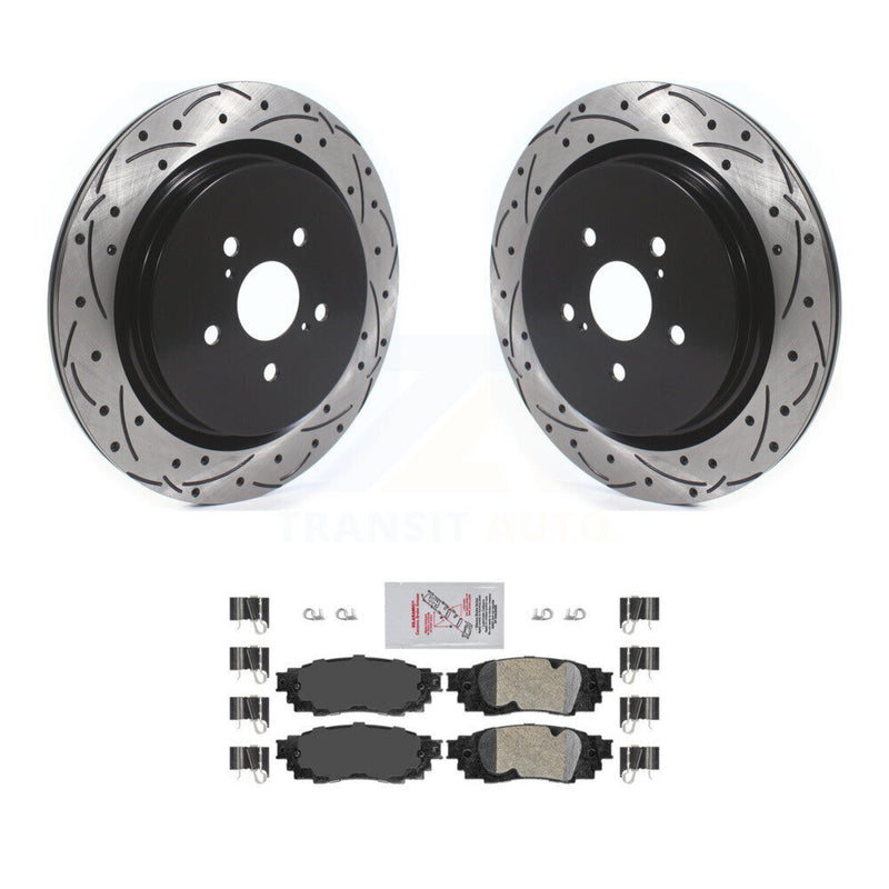 Transit Auto KDA-101908 Disc Brake Kit for 2016-2022 Lexus RX350, Lexus RX350L, Lexus RX450hL & more - Rear product image