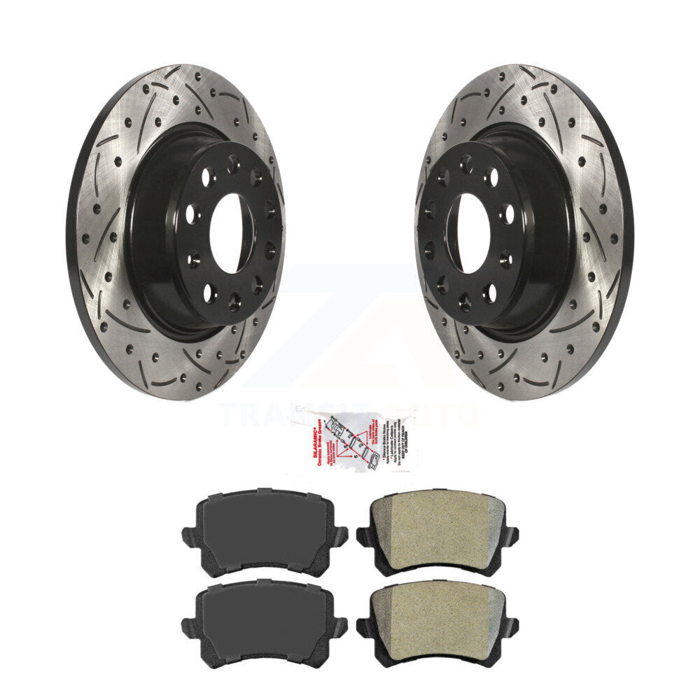 Transit Auto KDA-101912 Disc Brake Kit for 2012-2017 Audi Q3, Audi Q3 Quattro, Volkswagen Tiguan - Rear product image