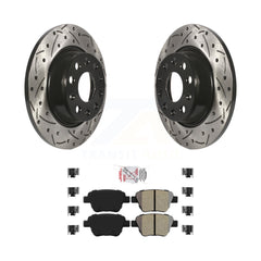 Transit Auto KDA-101919 Disc Brake Kit for 2010-2013 Audi A3 Quattro, Volkswagen Eos - Rear product image
