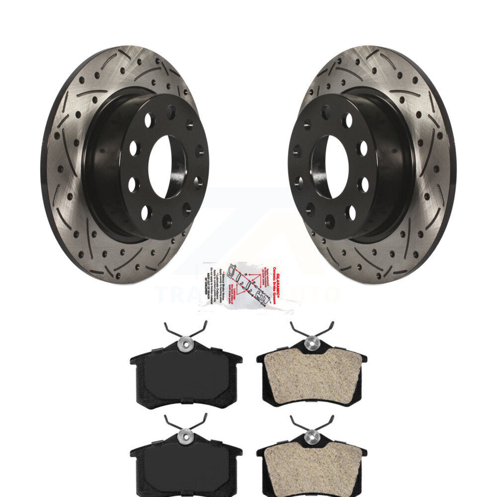 Transit Auto KDA-101935 Disc Brake Kit for 2017-2019 Volkswagen Golf Alltrack - Rear product image
