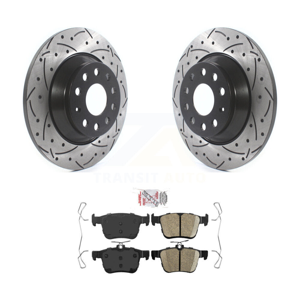 Transit Auto KDA-101937 Disc Brake Kit for 2016-2025 Audi Q3, Volkswagen Jetta, Audi TT Quattro & more - Rear product image