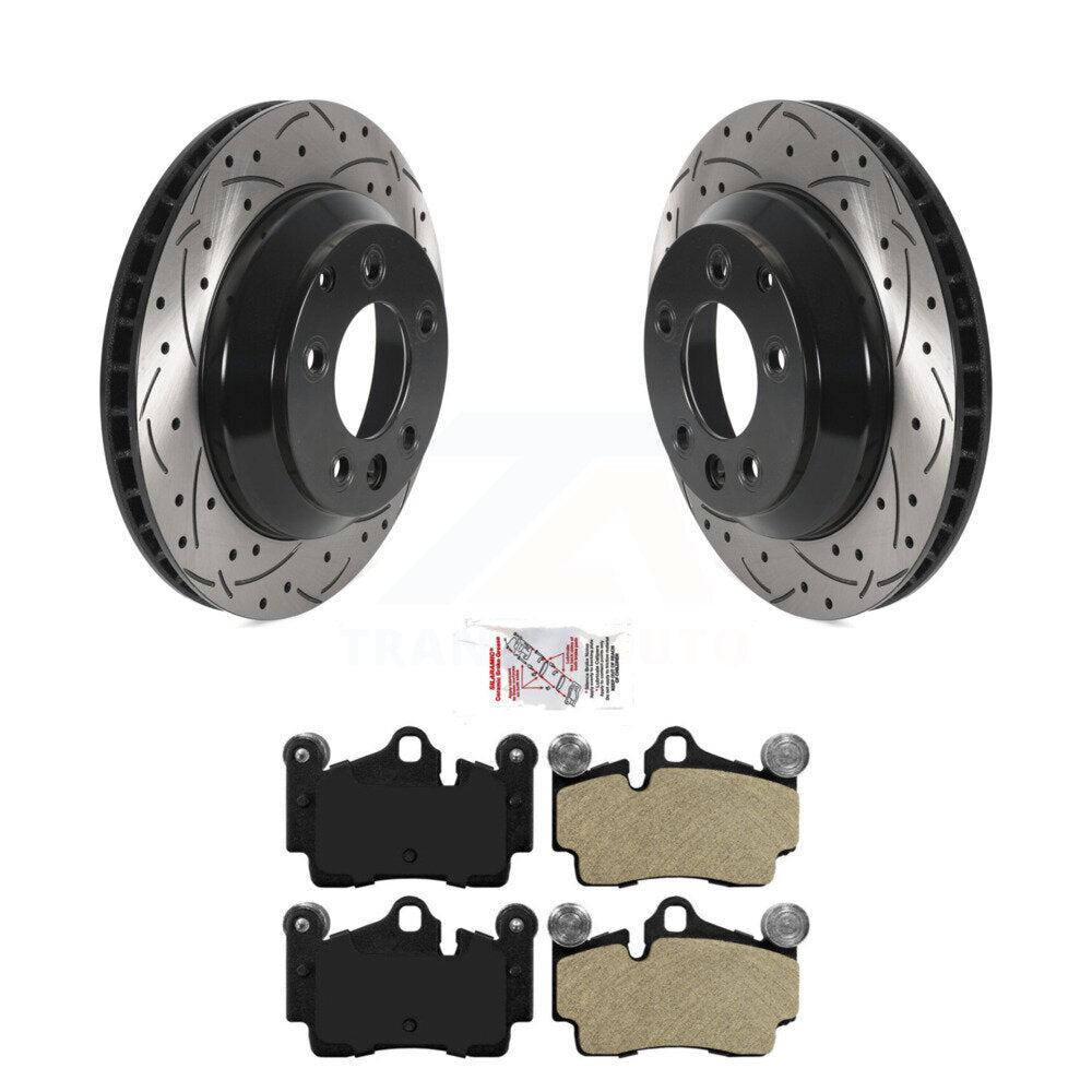 Transit Auto KDA-101942 Disc Brake Kit for 2003-2015 Audi Q7, Porsche Cayenne, Volkswagen Touareg - Rear product image