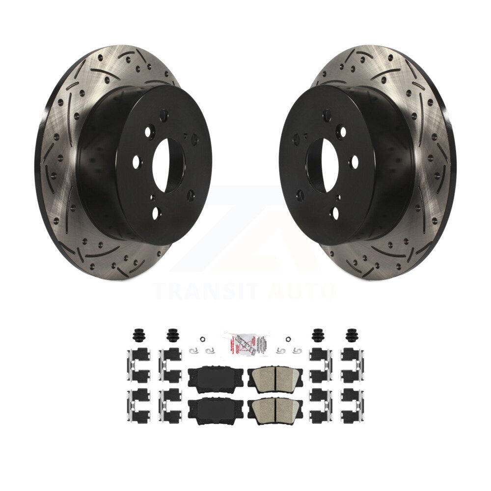 Transit Auto KDA-101944 Disc Brake Kit for 2007-2012 Toyota Avalon, Lexus ES350, Toyota Camry - Rear product image