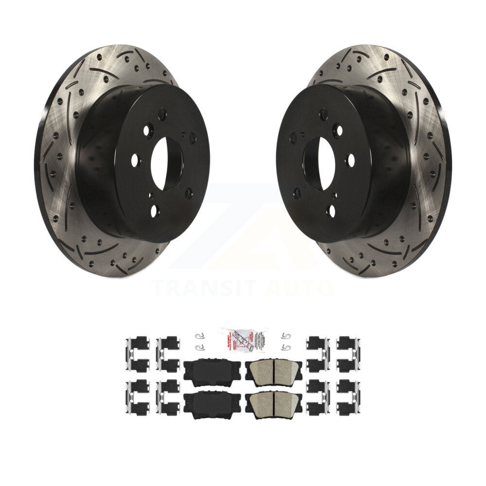 Transit Auto KDA-101945 Disc Brake Kit for 2007-2012 Toyota Avalon, Lexus ES350, Toyota Camry - Rear product image
