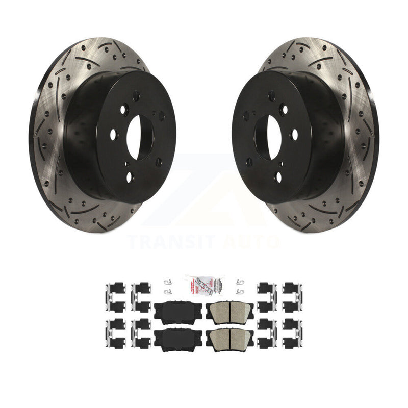 Transit Auto KDA-101945 Disc Brake Kit for 2007-2012 Toyota Avalon, Lexus ES350, Toyota Camry - Rear product image