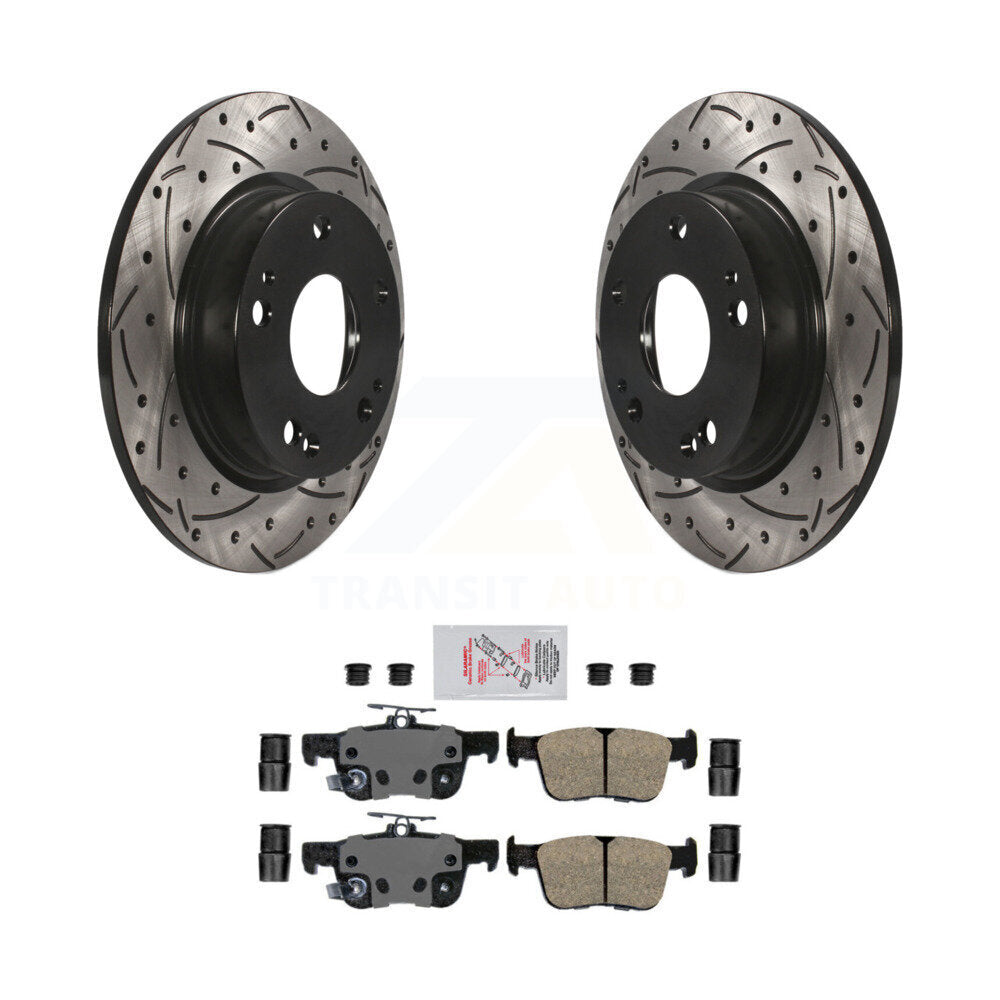 Transit Auto KDA-101946 Disc Brake Kit for 2019-2022 Honda Civic, Honda Insight - Rear product image