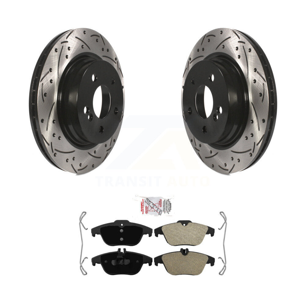 Transit Auto KDA-101949 Disc Brake Kit for 2008-2016 Mercedes-Benz C300, Mercedes-Benz C250, Mercedes-Benz E550 & more - Rear product image