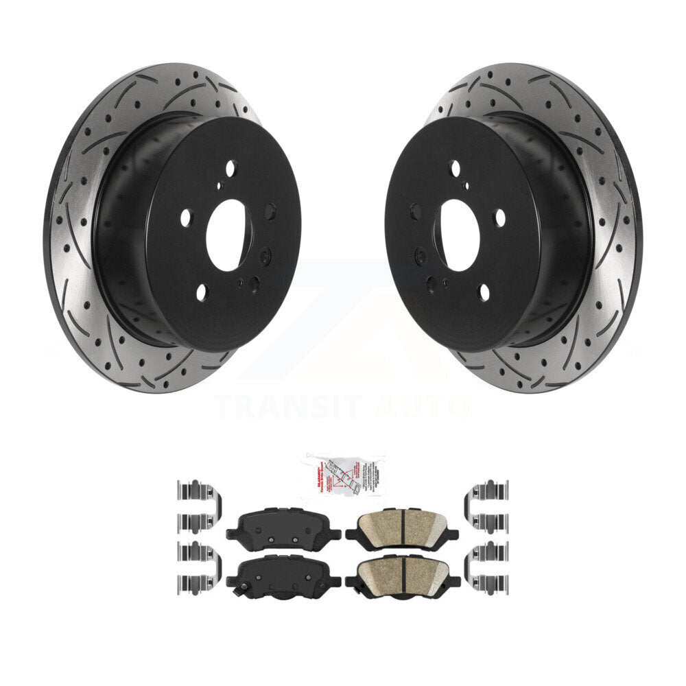 Transit Auto KDA-101954 Disc Brake Kit for 2009-2016 Toyota Venza - Rear product image