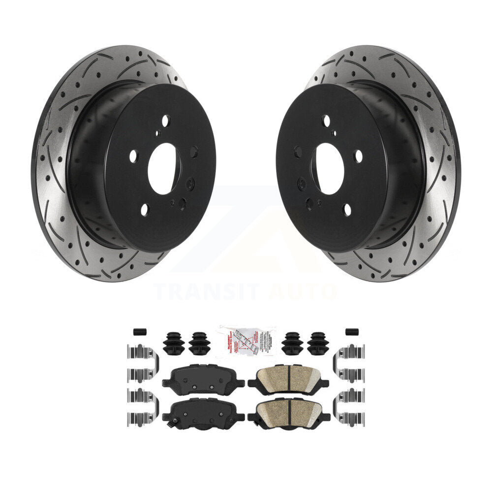Transit Auto KDA-101955 Disc Brake Kit for 2009-2016 Toyota Venza - Rear product image