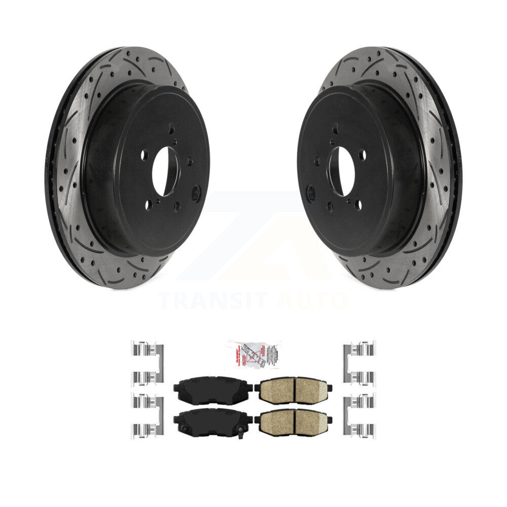 Transit Auto KDA-101956 Disc Brake Kit for 2010-2024 Subaru BRZ, Toyota GR86, Toyota 86 & more - Rear product image