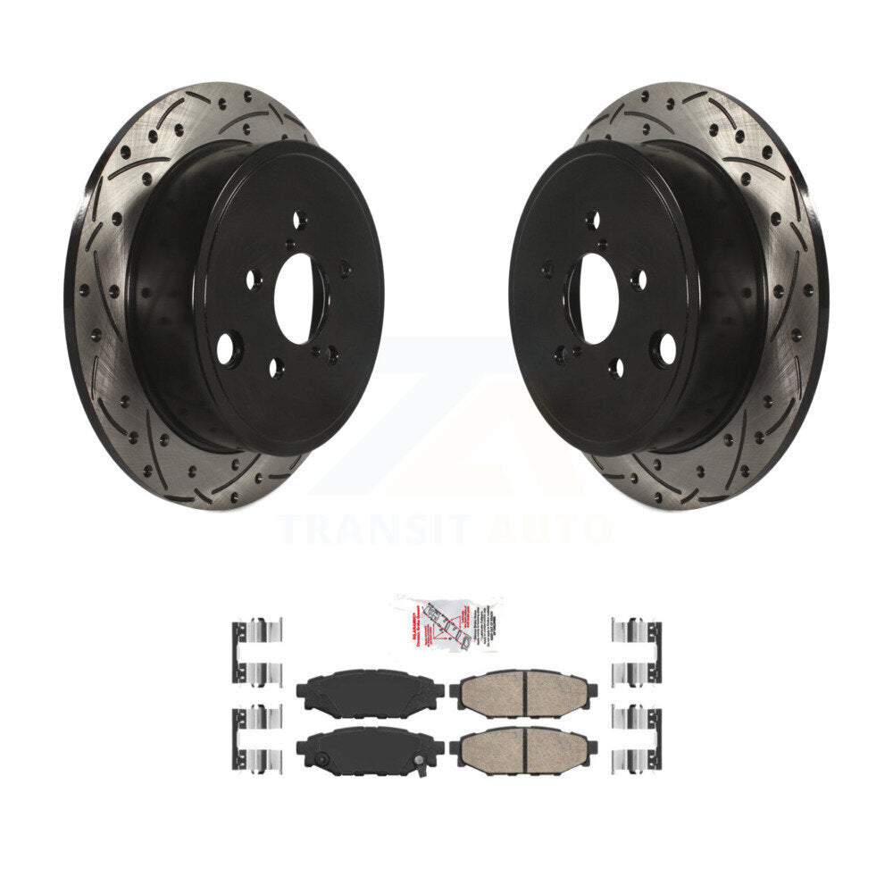 Transit Auto KDA-101958 Disc Brake Kit for 2008-2016 Scion FR-S, Subaru Impreza, Subaru Legacy & more - Rear product image