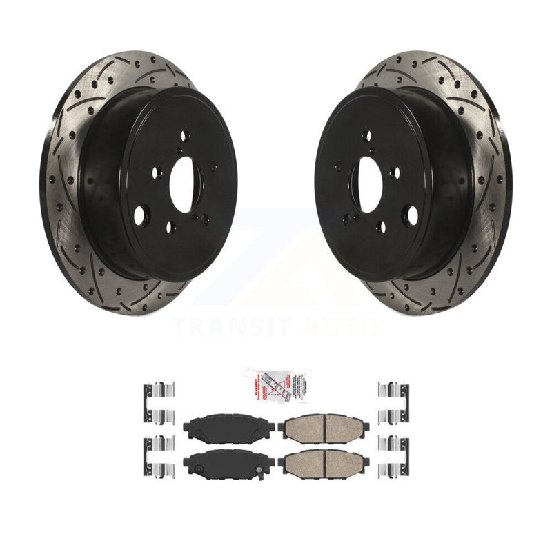 Transit Auto KDA-101958 Disc Brake Kit for 2008-2016 Scion FR-S, Subaru Impreza, Subaru Legacy & more - Rear product image