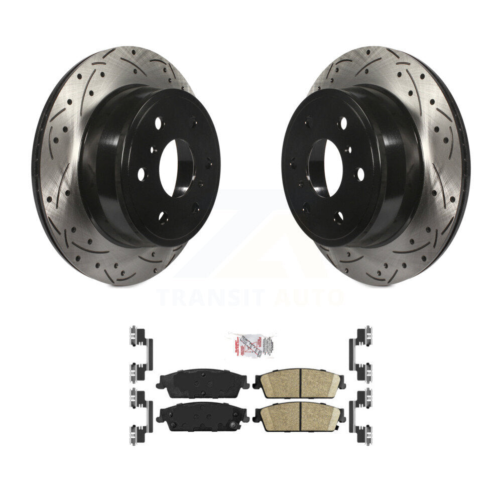Transit Auto KDA-101981 Disc Brake Kit for 2007-2014 Chevrolet Silverado 1500, Cadillac Escalade, Cadillac Escalade ESV & more - Rear product image