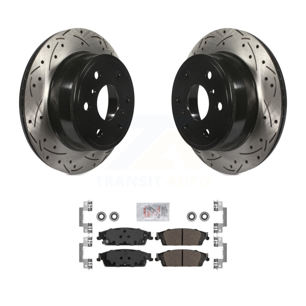 Transit Auto KDA-101982 Disc Brake Kit for 2014-2020 Chevrolet Suburban, Chevrolet Silverado 1500, Chevrolet Silverado 1500 LD & more - Rear product image