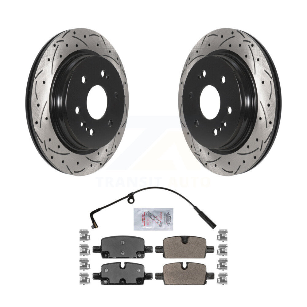 Transit Auto KDA-101986 Disc Brake Kit for 2019-2024 Chevrolet Silverado 1500 LTD, GMC Sierra 1500 Limited, Cadillac Escalade & more - Rear product image