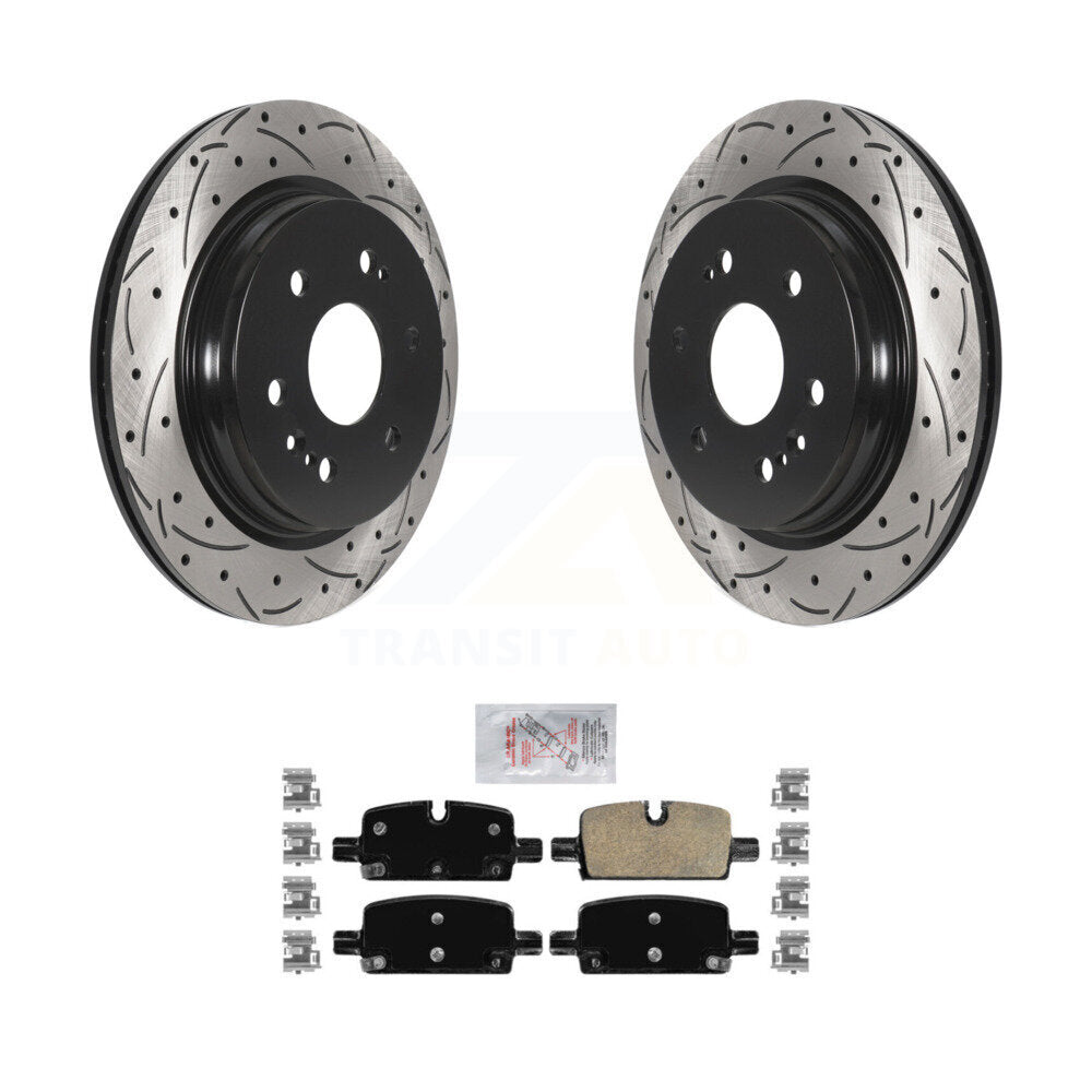 Transit Auto KDA-101987 Disc Brake Kit for 2019-2024 Chevrolet Silverado 1500 LTD, GMC Sierra 1500 Limited, Cadillac Escalade & more - Rear product image