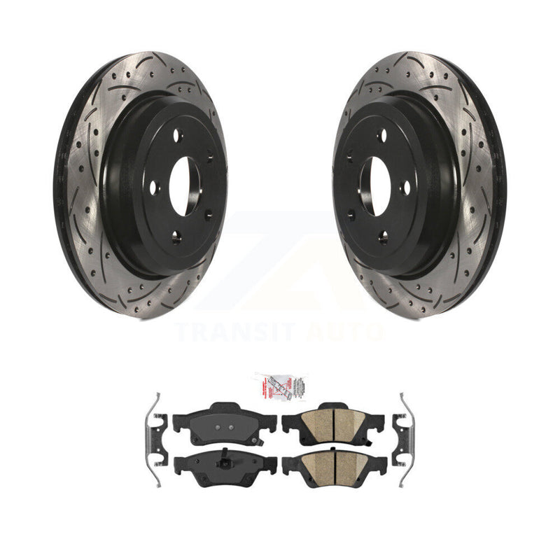 Transit Auto KDA-101993 Disc Brake Kit for 2011-2022 Jeep Grand Cherokee WK, Dodge Durango, Jeep Grand Cherokee - Rear product image