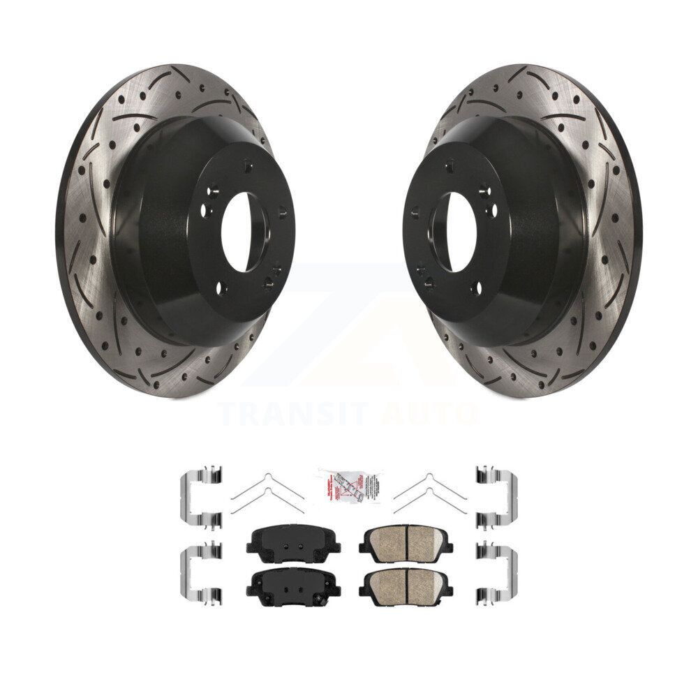 Transit Auto KDA-102006 Disc Brake Kit for 2014-2020 Hyundai Santa Fe, Hyundai Santa Fe Sport, Hyundai Santa Fe XL & more - Rear product image