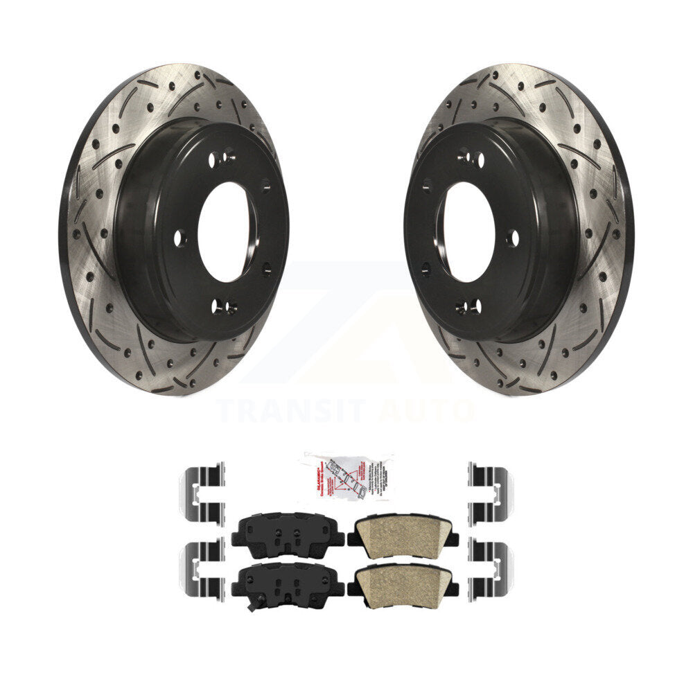 Transit Auto KDA-102008 Disc Brake Kit for 2011-2017 Kia Forte, Kia Forte Koup, Kia Forte5 & more - Rear product image
