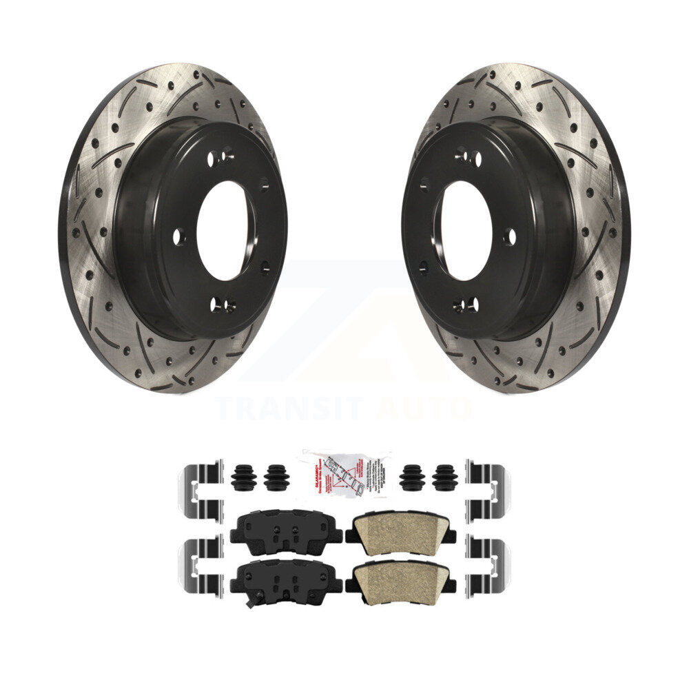 Transit Auto KDA-102009 Disc Brake Kit for 2011-2017 Kia Forte, Kia Forte Koup, Kia Forte5 & more - Rear product image