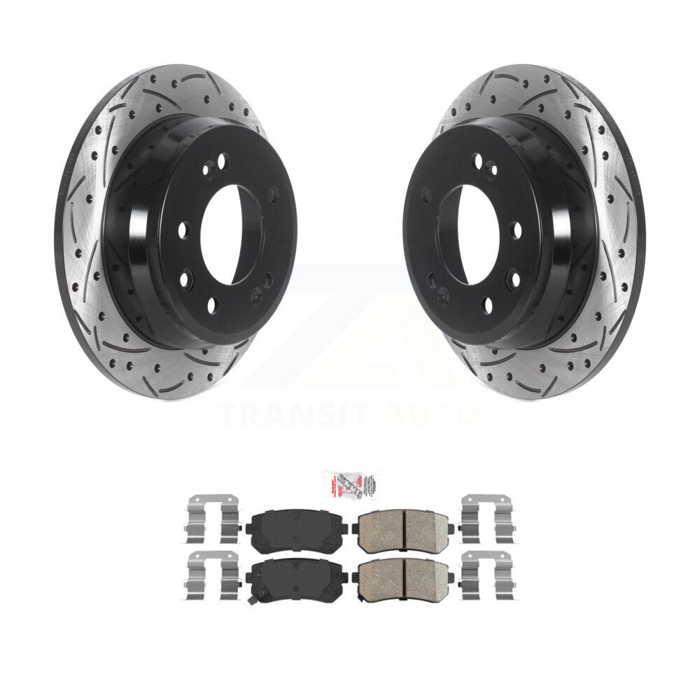 Transit Auto KDA-102011 Disc Brake Kit for 2009-2016 Hyundai Elantra, Kia Sportage, Hyundai Tucson - Rear product image