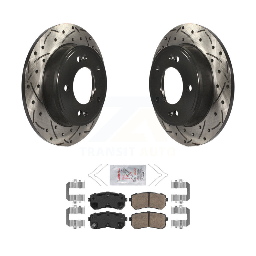 Transit Auto KDA-102012 Disc Brake Kit for 2018-2023 Hyundai Kona, Kia Seltos - Rear product image