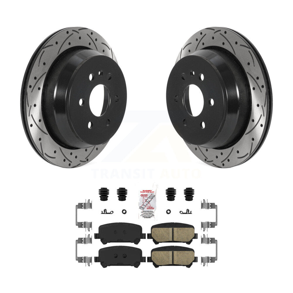 Transit Auto KDA-102017 Disc Brake Kit for 2015-2020 Chevrolet Colorado, GMC Canyon - Rear product image