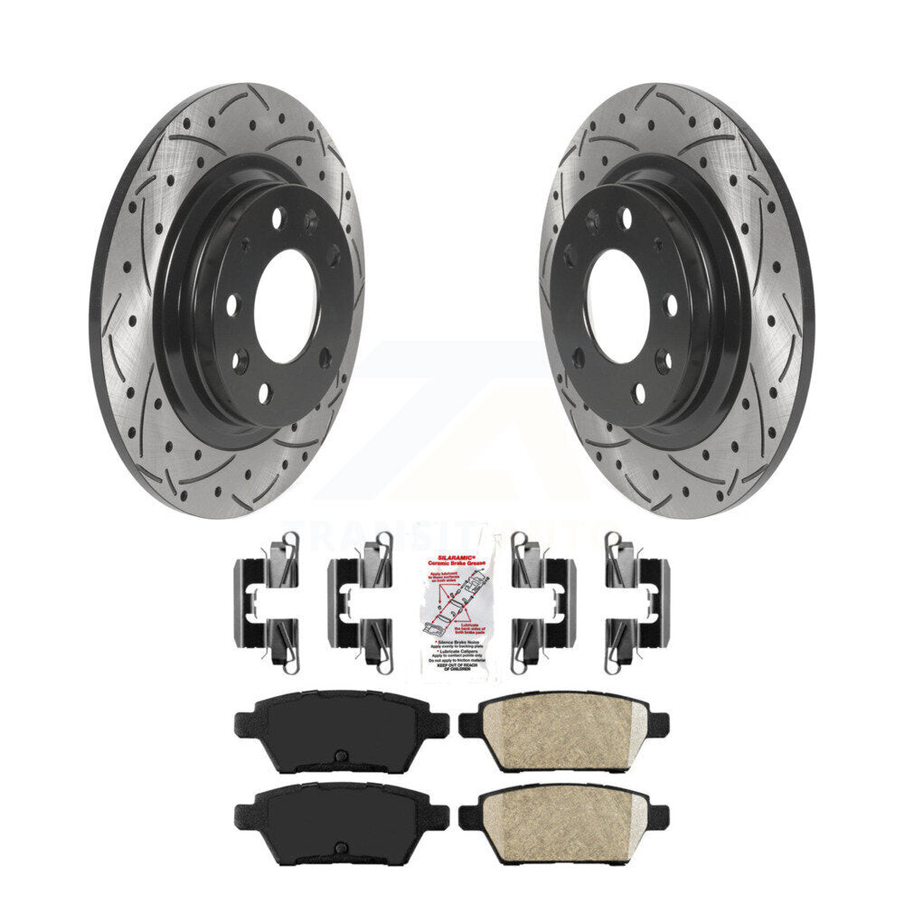 Transit Auto KDA-102022 Disc Brake Kit for 2006-2013 Mazda 6, Lincoln MKZ, Ford Fusion & more - Rear product image