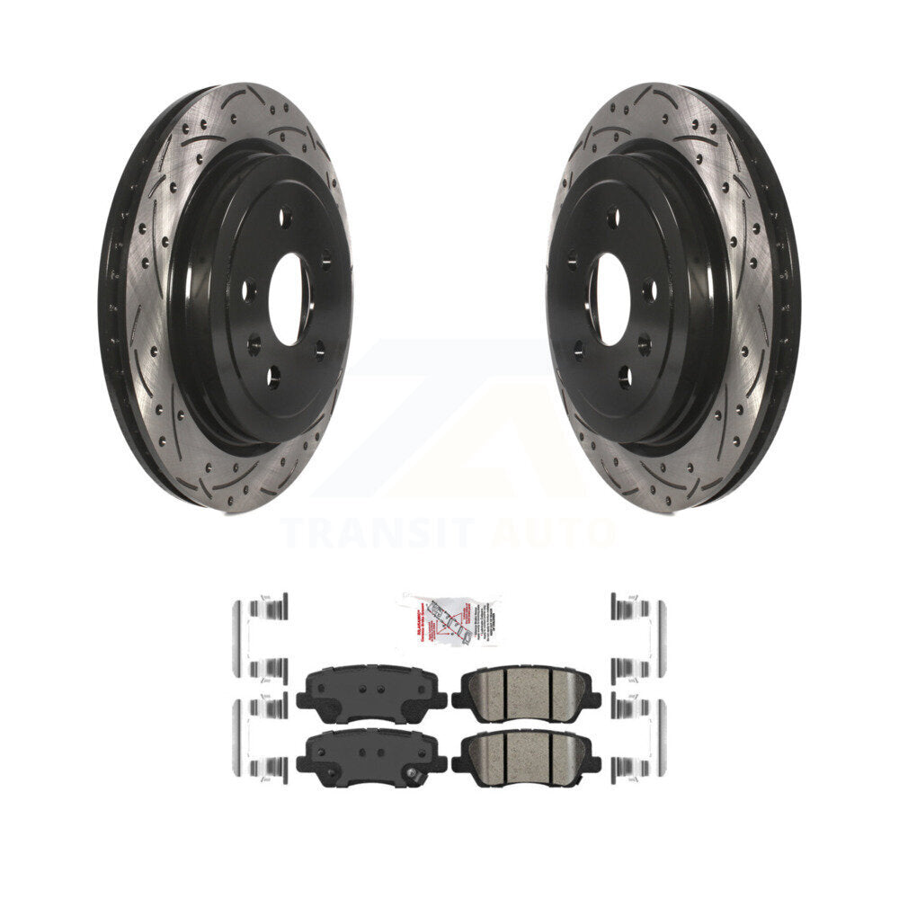 Transit Auto KDA-102028 Disc Brake Kit for 2015-2019 Cadillac CTS - Rear product image
