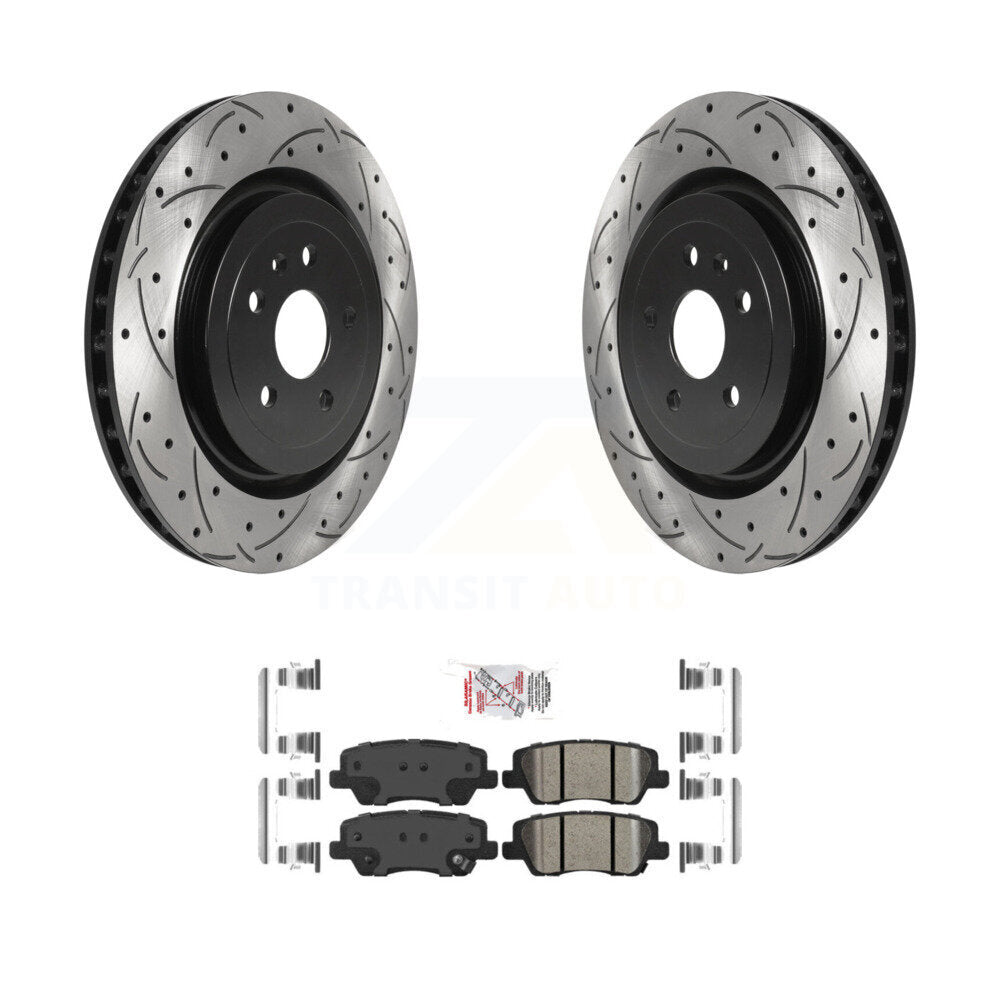 Transit Auto KDA-102029 Disc Brake Kit for 2015 Cadillac CTS - Rear product image