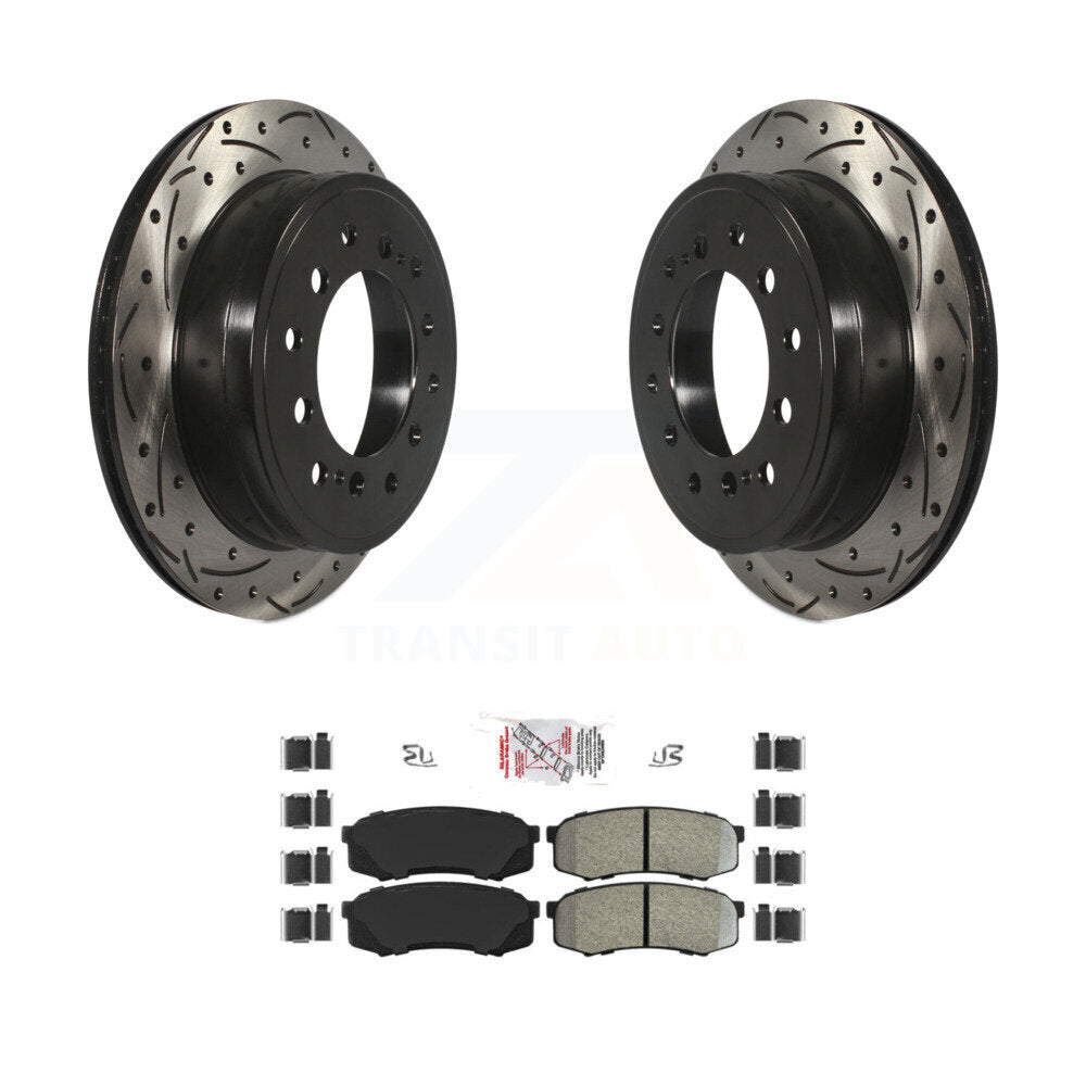 Transit Auto KDA-102031 Disc Brake Kit for 2010-2023 Lexus GX460, Toyota 4Runner, Toyota FJ Cruiser - Rear product image
