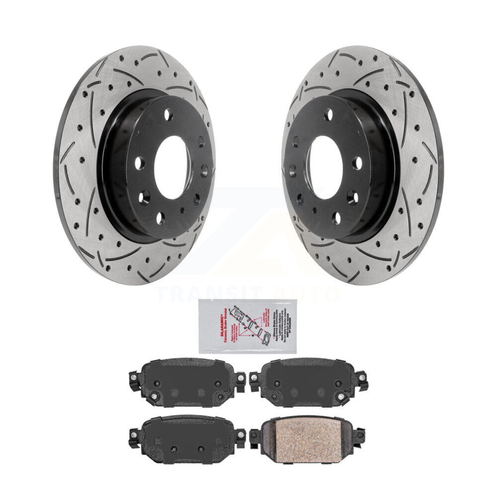 Transit Auto KDA-102035 Disc Brake Kit for 2017-2022 Mazda CX-3, Mazda 3, Mazda 3 Sport - Rear product image