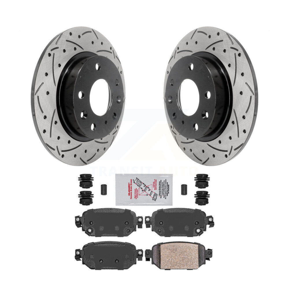 Transit Auto KDA-102036 Disc Brake Kit for 2017-2022 Mazda CX-3, Mazda 3, Mazda 3 Sport - Rear product image