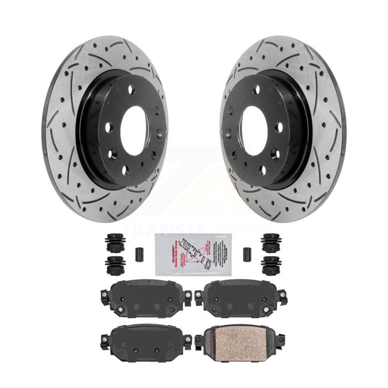 Transit Auto KDA-102036 Disc Brake Kit for 2017-2022 Mazda CX-3, Mazda 3, Mazda 3 Sport - Rear product image