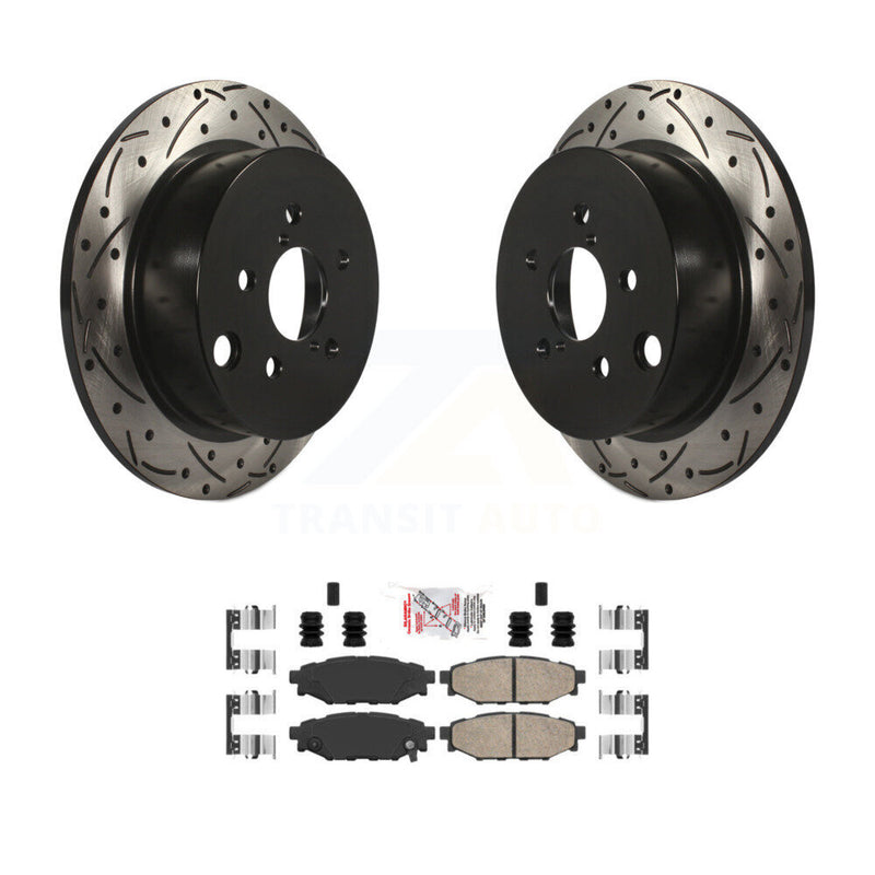 Transit Auto KDA-102046 Disc Brake Kit for 2012-2023 Subaru Crosstrek, Subaru Impreza, Subaru Forester & more - Rear product image