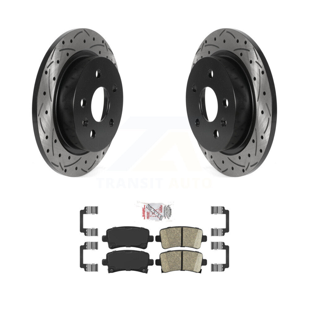 Transit Auto KDA-102047 Disc Brake Kit for 2011-2017 Chevrolet Malibu Limited, Chevrolet Malibu, Buick LaCrosse & more - Rear product image