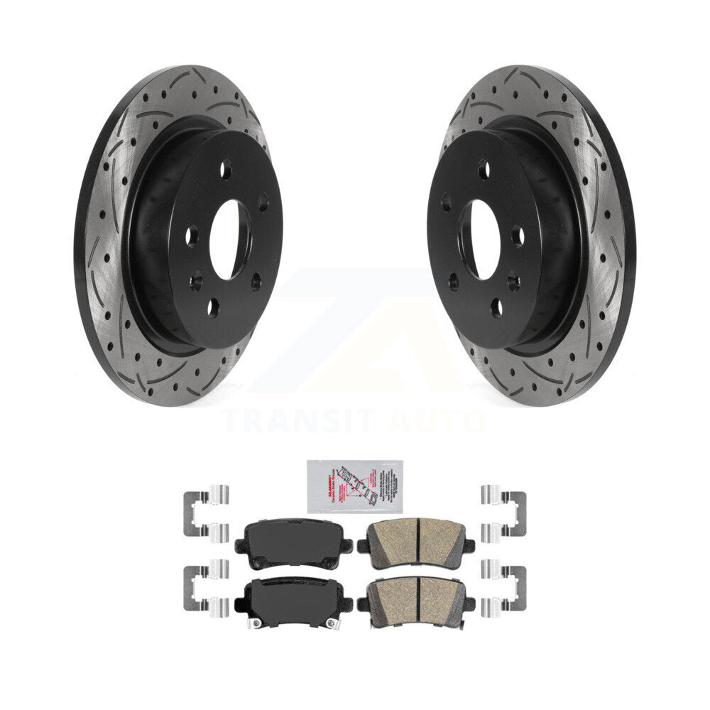 Transit Auto KDA-102048 Disc Brake Kit for 2011-2016 Chevrolet Malibu, Buick LaCrosse, Buick Regal - Rear product image