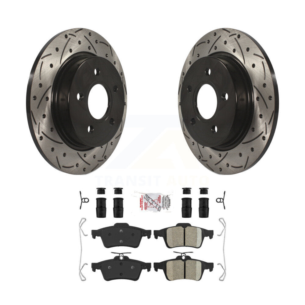 Transit Auto KDA-102054 Disc Brake Kit for 2012-2018 Ford Focus - Rear product image