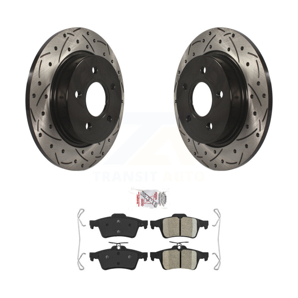Transit Auto KDA-102055 Disc Brake Kit for 2012-2018 Ford Focus - Rear product image