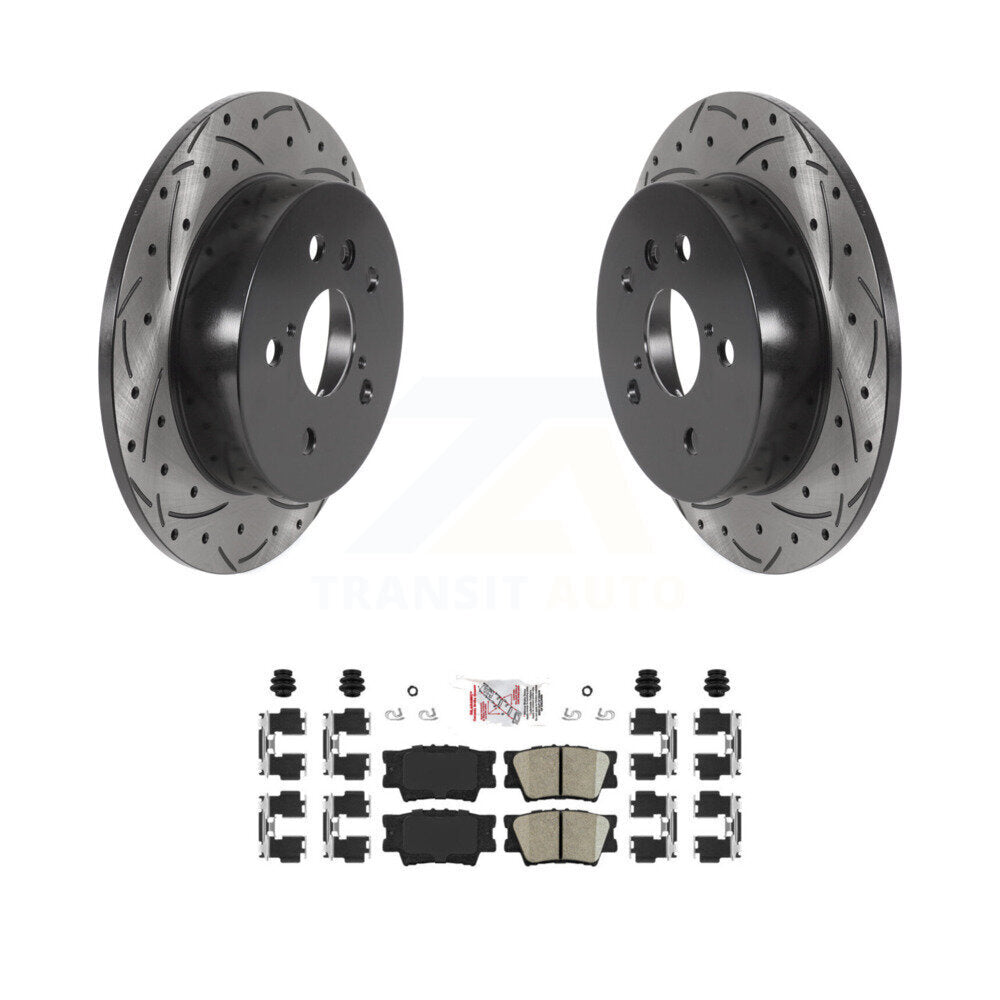 Transit Auto KDA-102057 Disc Brake Kit for 2018-2024 Toyota Camry - Rear product image